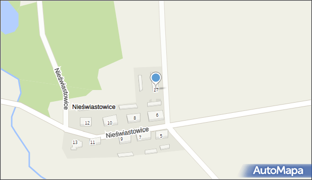 Nieświastowice, Nieświastowice, 17, mapa Nieświastowice