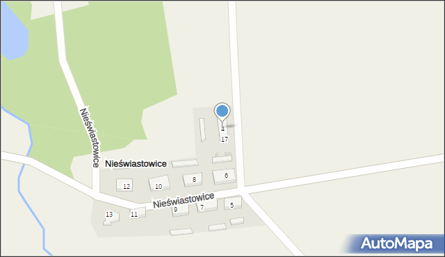 Nieświastowice, Nieświastowice, 4, mapa Nieświastowice