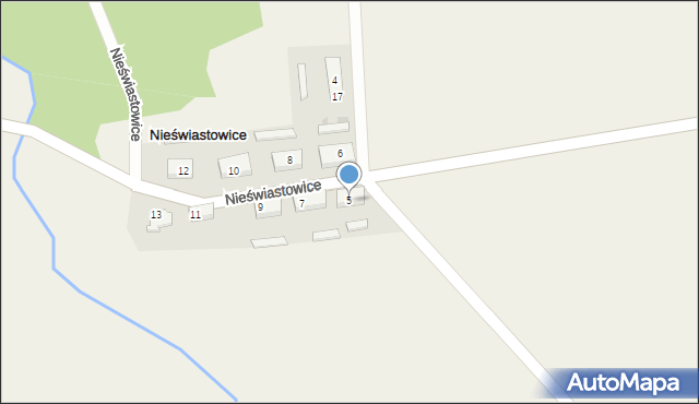 Nieświastowice, Nieświastowice, 5, mapa Nieświastowice