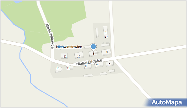 Nieświastowice, Nieświastowice, 8, mapa Nieświastowice