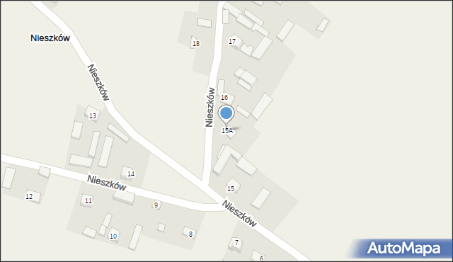 Nieszków, Nieszków, 15A, mapa Nieszków