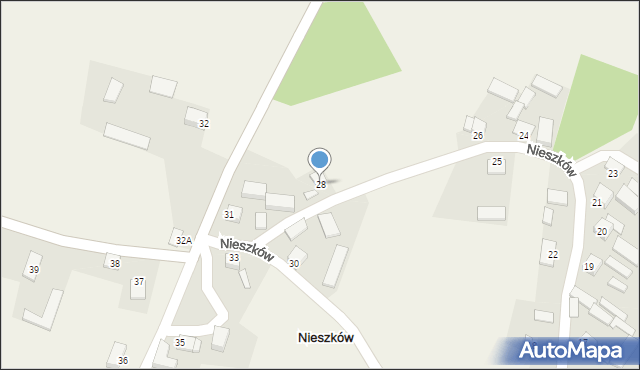 Nieszków, Nieszków, 28, mapa Nieszków