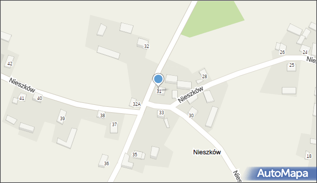 Nieszków, Nieszków, 31, mapa Nieszków