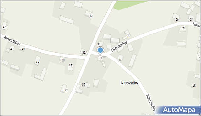 Nieszków, Nieszków, 33, mapa Nieszków