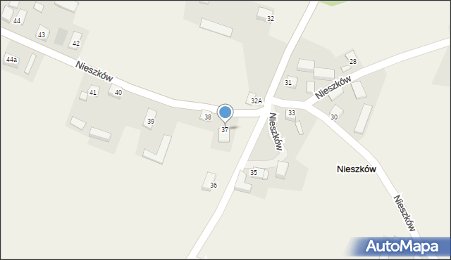 Nieszków, Nieszków, 37, mapa Nieszków