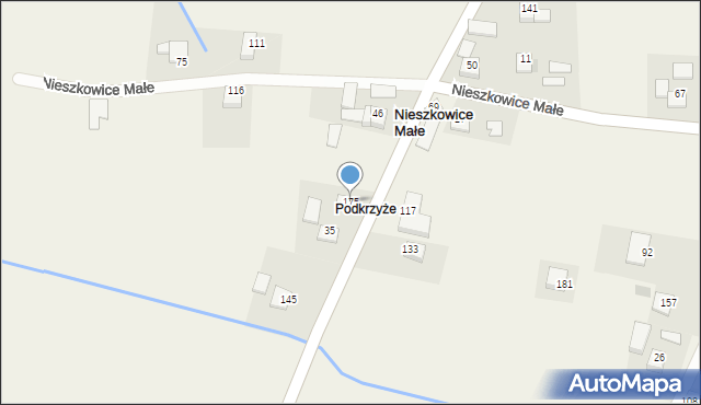 Nieszkowice Małe, Nieszkowice Małe, 175, mapa Nieszkowice Małe