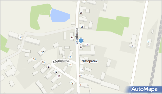 Nietoperek, Nietoperek, 13, mapa Nietoperek