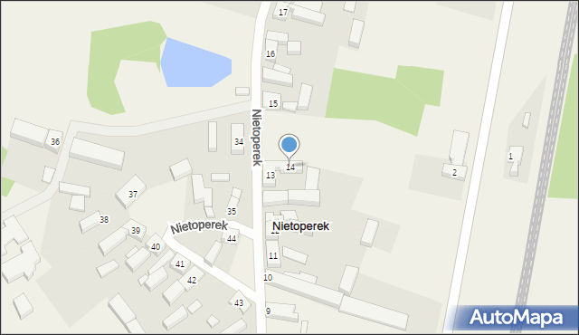 Nietoperek, Nietoperek, 14, mapa Nietoperek