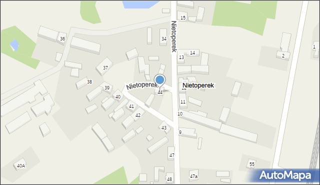 Nietoperek, Nietoperek, 44, mapa Nietoperek