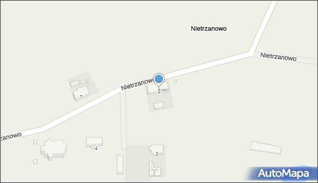 Nietrzanowo, Nietrzanowo, 2, mapa Nietrzanowo