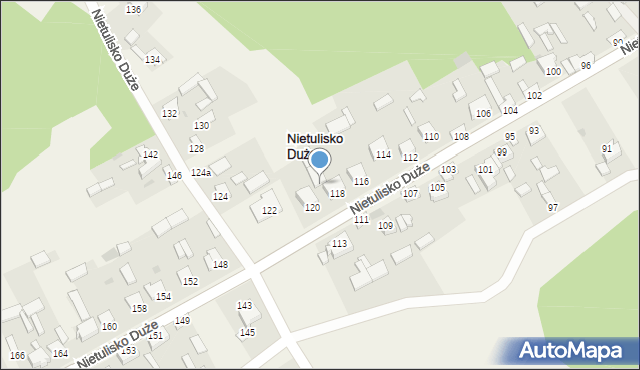 Nietulisko Duże, Nietulisko Duże, 118A, mapa Nietulisko Duże