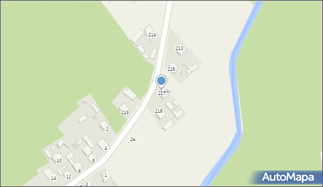 Nietulisko Duże, Nietulisko Duże, 217, mapa Nietulisko Duże