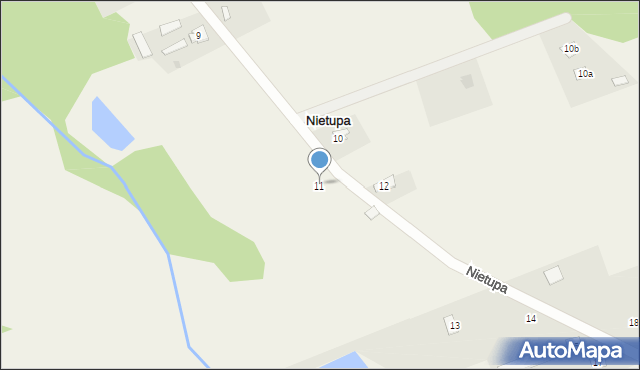 Nietupa, Nietupa, 11, mapa Nietupa