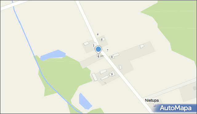 Nietupa, Nietupa, 5, mapa Nietupa