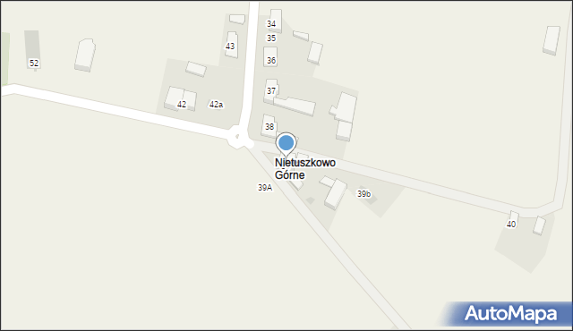 Nietuszkowo, Nietuszkowo, 39, mapa Nietuszkowo