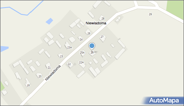 Niewiadoma, Niewiadoma, 25, mapa Niewiadoma