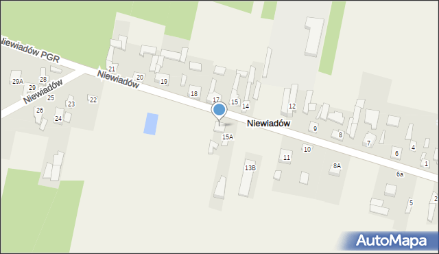 Niewiadów, Niewiadów, 16, mapa Niewiadów