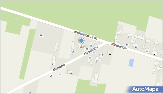 Niewiadów, Niewiadów, 29A, mapa Niewiadów