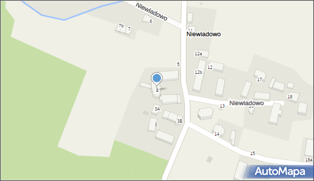 Niewiadowo, Niewiadowo, 4, mapa Niewiadowo