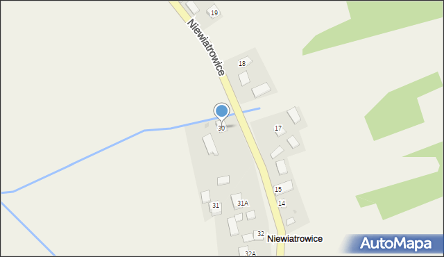 Niewiatrowice, Niewiatrowice, 30, mapa Niewiatrowice