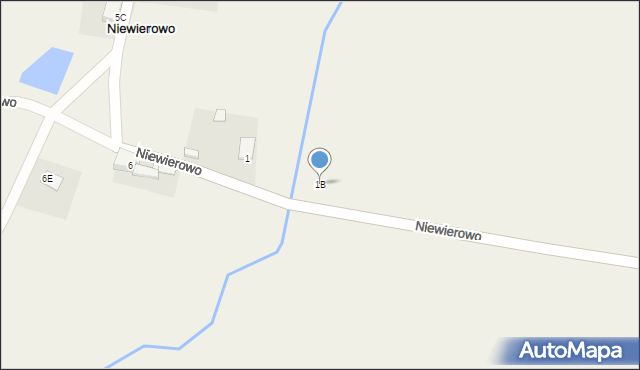 Niewierowo, Niewierowo, 1B, mapa Niewierowo