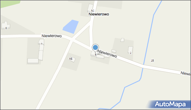 Niewierowo, Niewierowo, 6, mapa Niewierowo