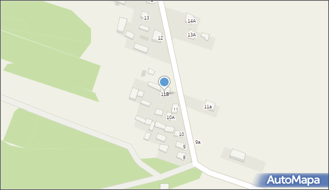 Niewierszyn, Niewierszyn, 11B, mapa Niewierszyn