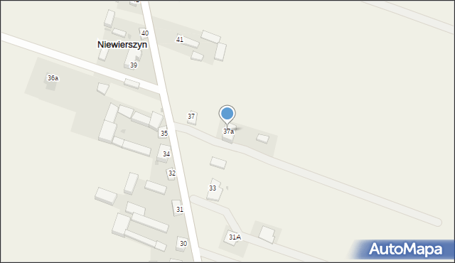 Niewierszyn, Niewierszyn, 37a, mapa Niewierszyn