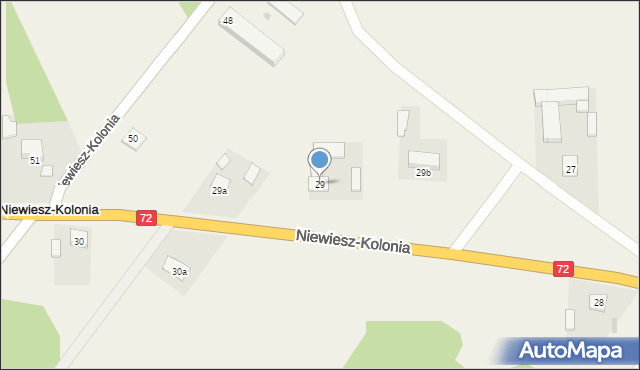 Niewiesz, Niewiesz, 29, mapa Niewiesz