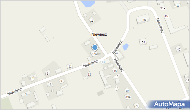 Niewiesz-Kolonia, Niewiesz-Kolonia, 12a, mapa Niewiesz-Kolonia