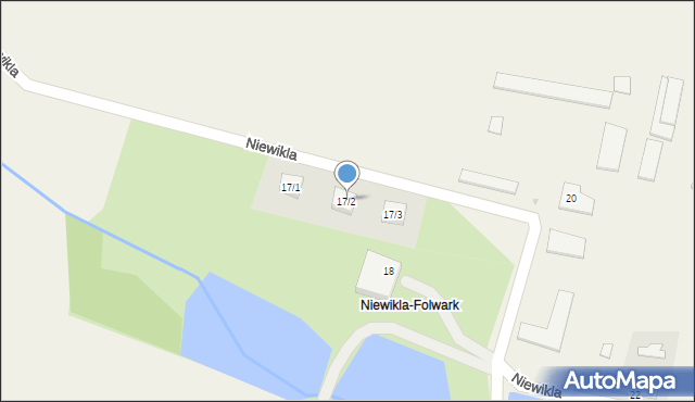 Niewikla, Niewikla, 17/2, mapa Niewikla