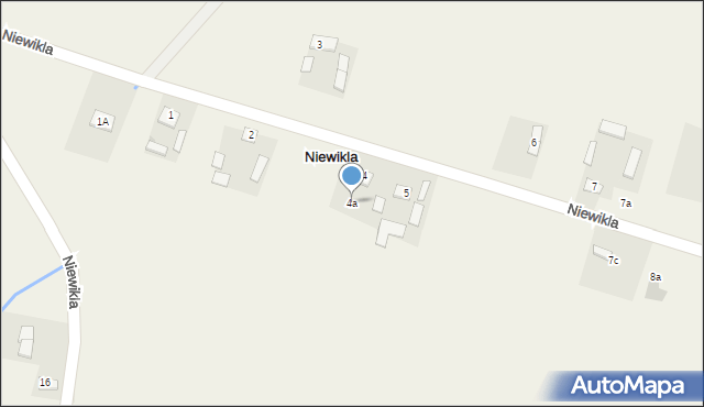 Niewikla, Niewikla, 4a, mapa Niewikla