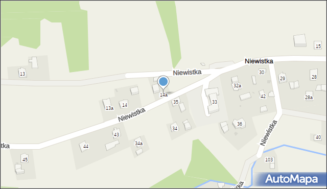 Niewistka, Niewistka, 14a, mapa Niewistka