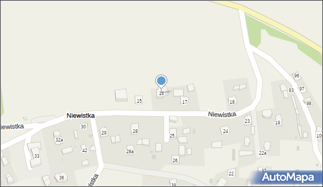 Niewistka, Niewistka, 16, mapa Niewistka