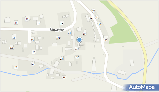 Niewistka, Niewistka, 31, mapa Niewistka