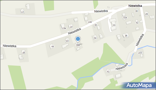 Niewistka, Niewistka, 34a, mapa Niewistka