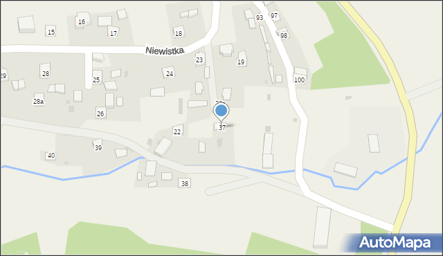 Niewistka, Niewistka, 37, mapa Niewistka