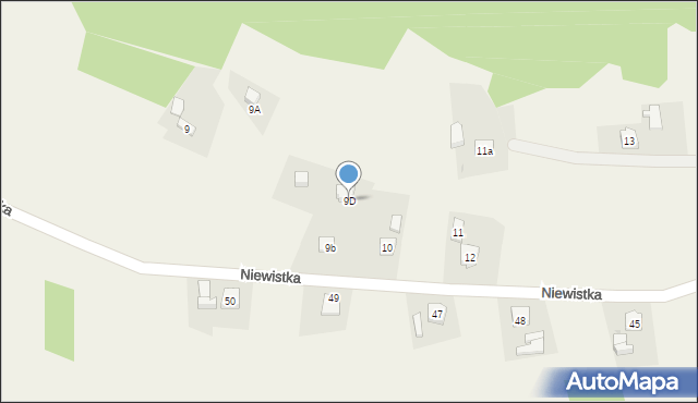 Niewistka, Niewistka, 9D, mapa Niewistka