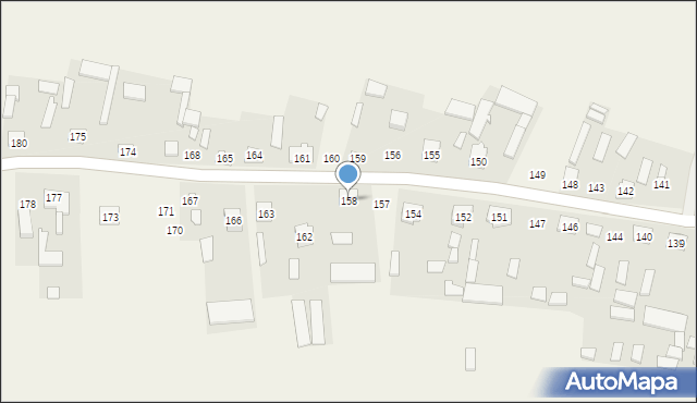 Niezdów, Niezdów, 158, mapa Niezdów