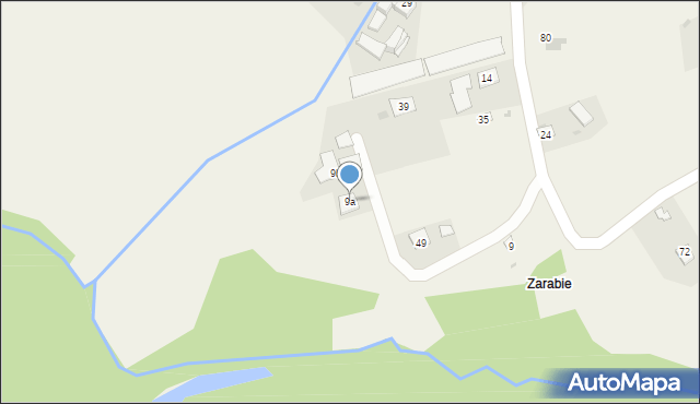 Niezdów, Niezdów, 9a, mapa Niezdów