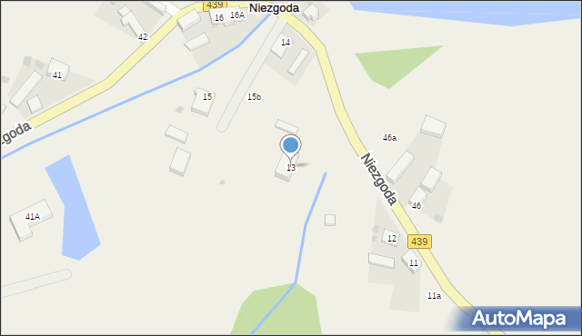 Niezgoda, Niezgoda, 13, mapa Niezgoda