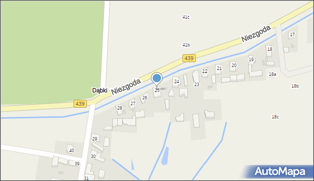 Niezgoda, Niezgoda, 25, mapa Niezgoda