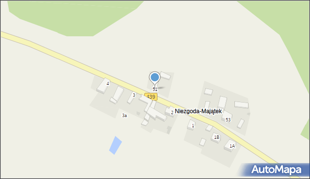 Niezgoda, Niezgoda, 51, mapa Niezgoda