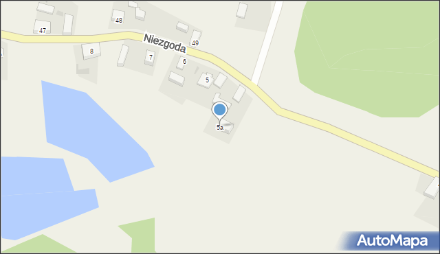 Niezgoda, Niezgoda, 5a, mapa Niezgoda