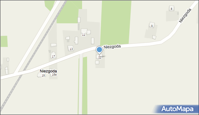 Niezgoda, Niezgoda, 12, mapa Niezgoda