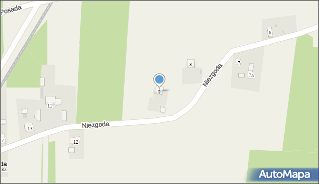 Niezgoda, Niezgoda, 9, mapa Niezgoda