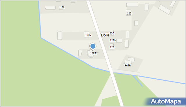 Nieznamierowice, Nieznamierowice, 128E, mapa Nieznamierowice