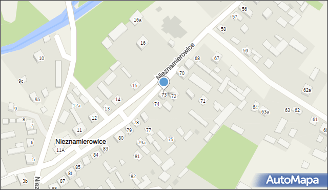 Nieznamierowice, Nieznamierowice, 73, mapa Nieznamierowice