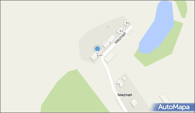 Nieznań, Nieznań, 2, mapa Nieznań