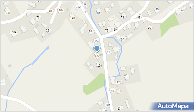 Nieznanowice, Nieznanowice, 122, mapa Nieznanowice